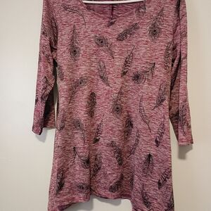 Cocos Clozet Women's Size M 3/4 Sleeve Stretchy Shirt